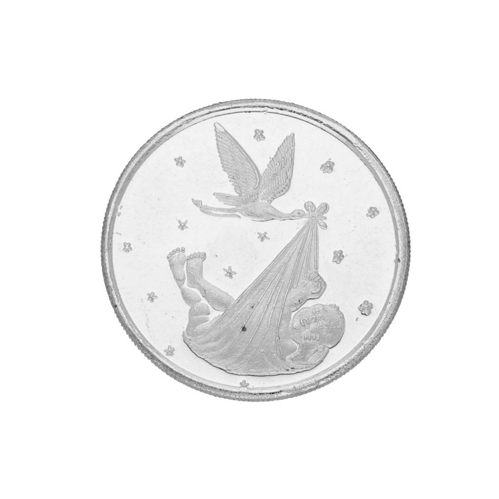 New Born Baby Gift Silver Coin : JPOCT-20-44