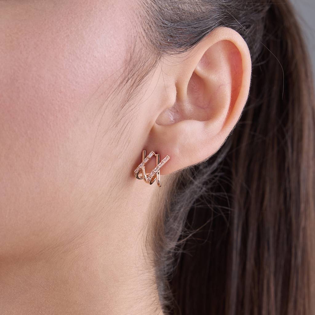 Kushal'S Fashion Jewellery Party Zircon Studs Earring-186328 : 444373