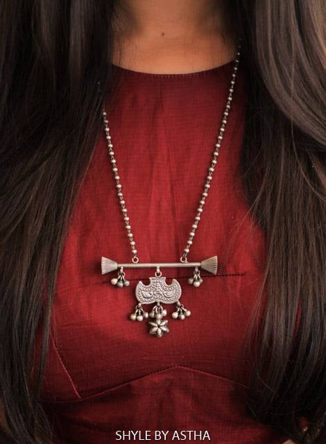 Adya Tribal Art Necklace : SN1007-1-1