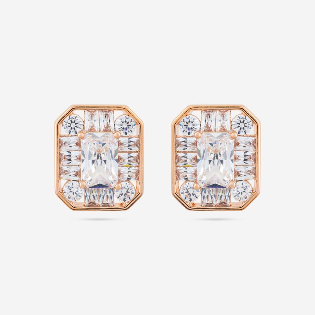 Kushal'S Fashion Jewellery Plated Party Trendy Zircon Studs-187412 : 446485