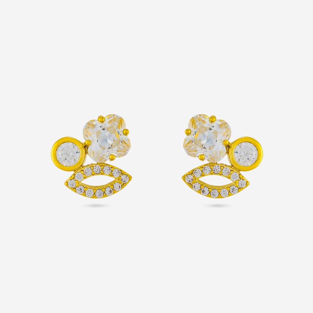 Kushal'S Fashion Jewellery -Plated Party Trendy Zircon Stud Earrings -192760 : 455689