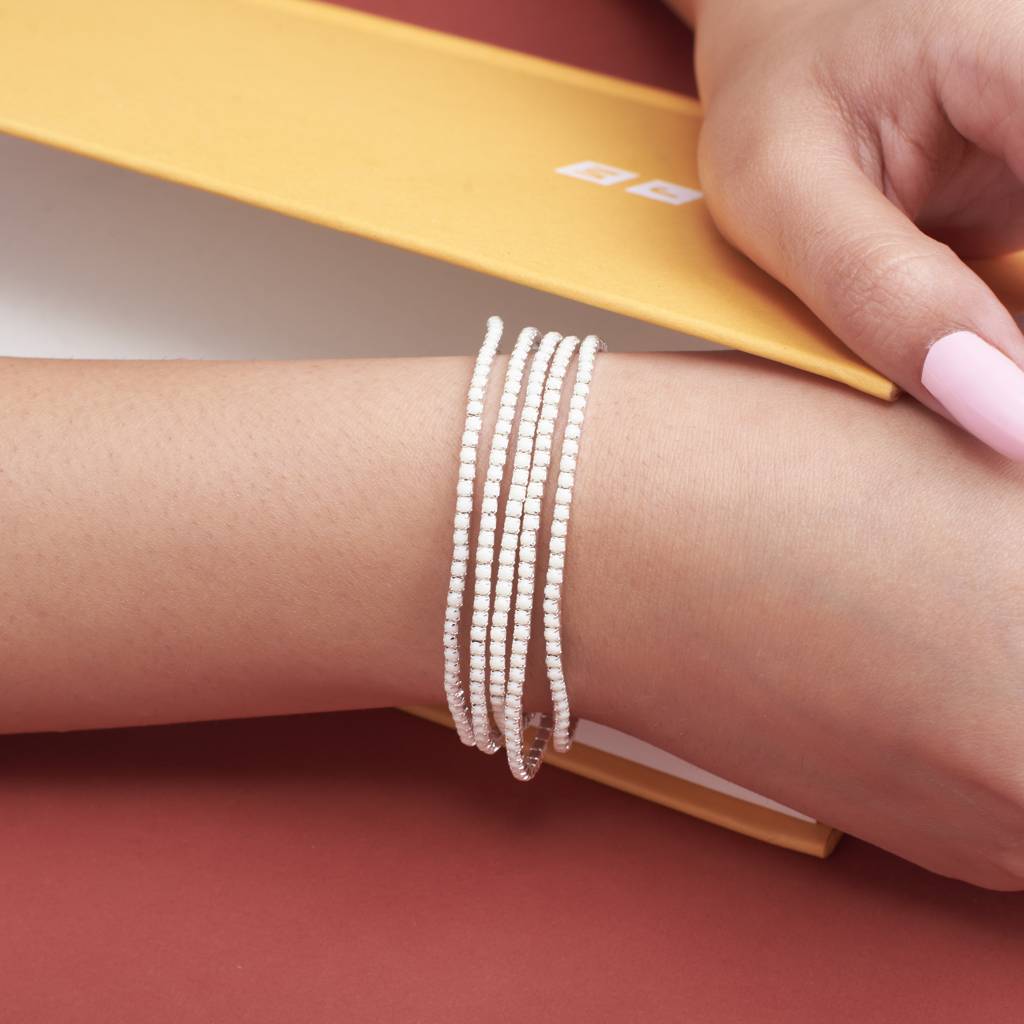 Marshmallow Stretchable Bands (Set Of 5) : BC52934