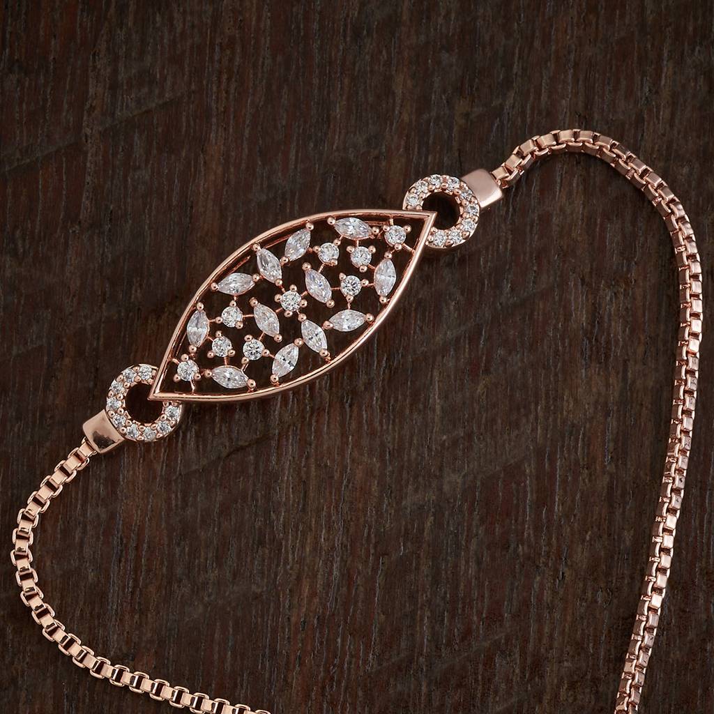 Kushal'S Fashion Jewellery Party Wear Zircon Bracelet-172979 : 415018