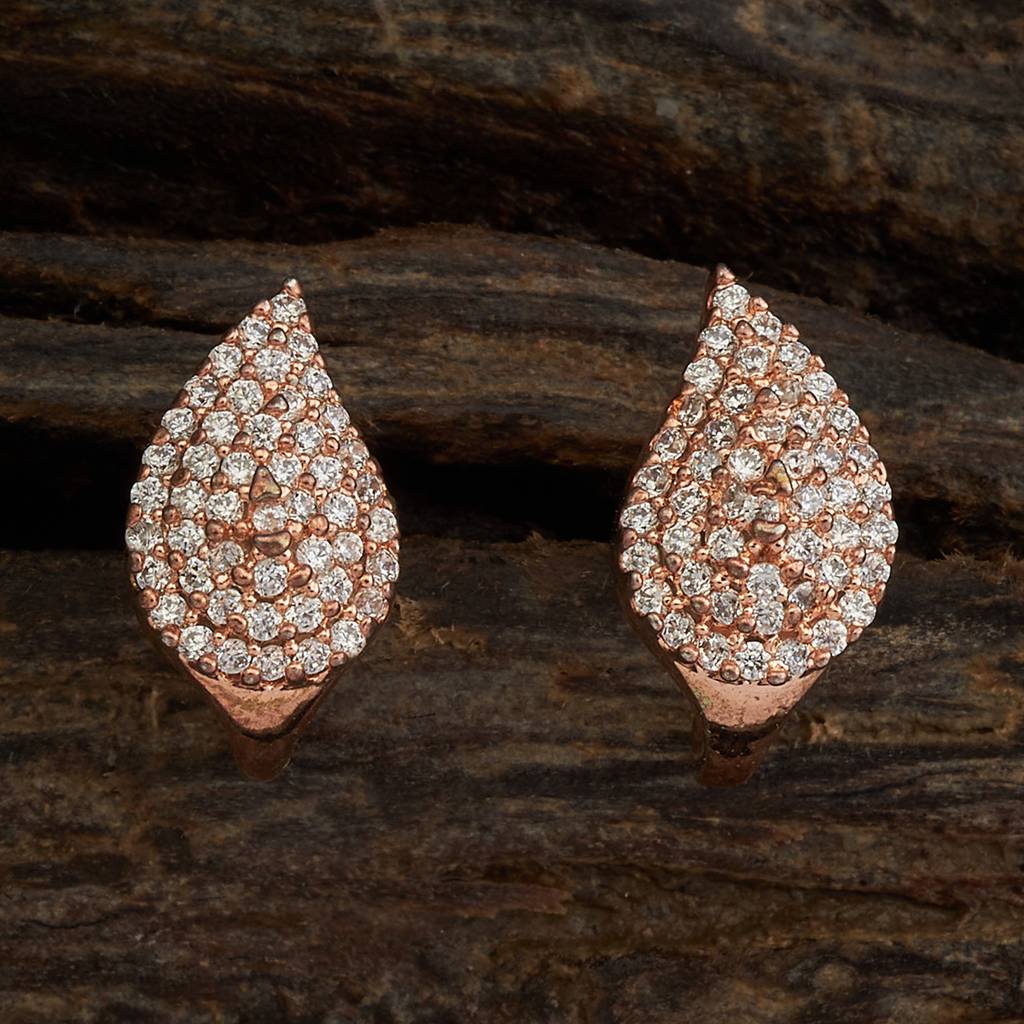 Kushal'S Fashion Jewellery-Plated Party Zircon Studs-170704 : 411240