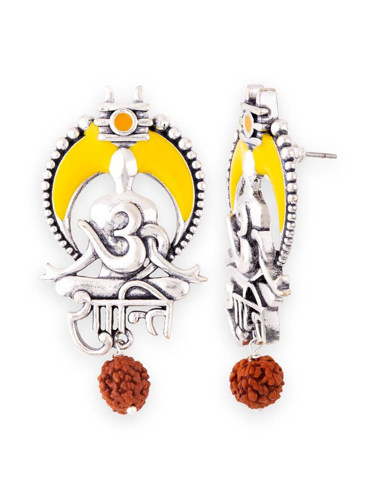 Aham Brahmasmi Om Shanti Earrings : 8905124111880