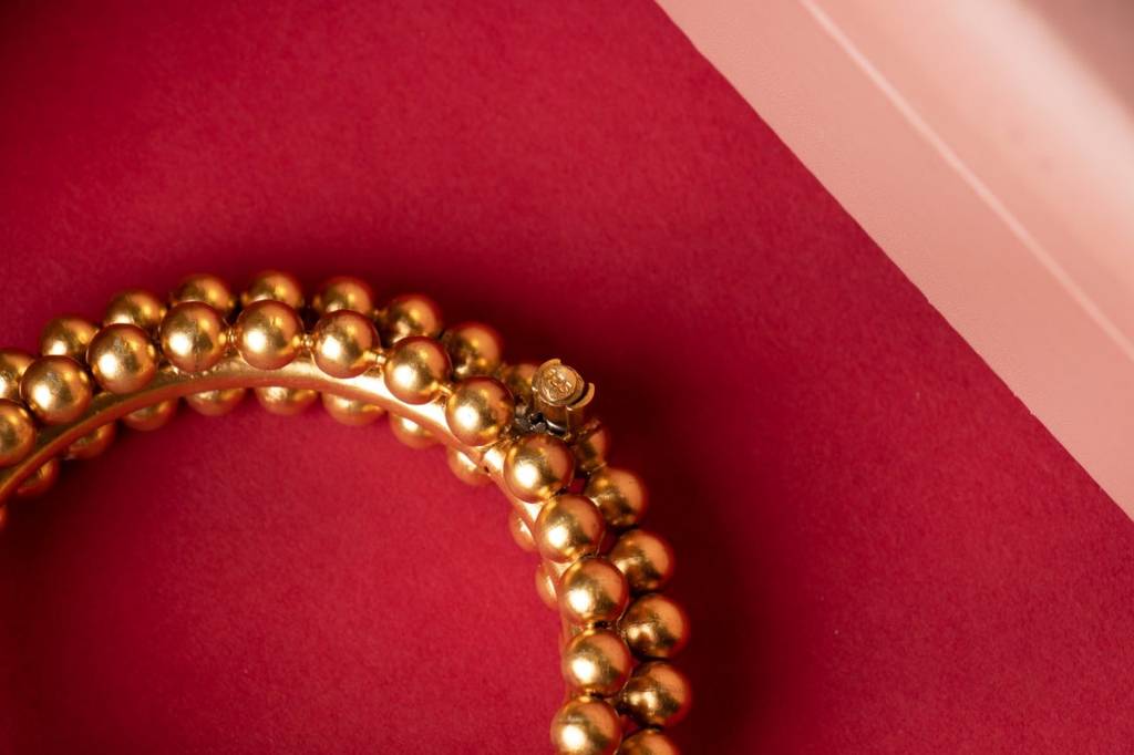Tattva Ball Cluster Gold Classic Kada : SK30024-2-6