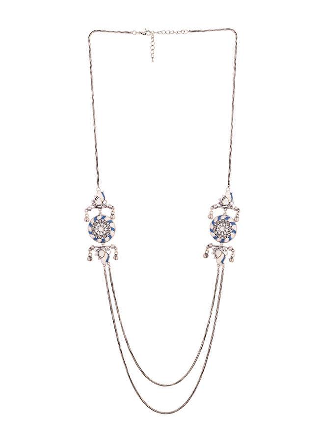 Indigo Affair Layered Necklace Set : 8905124024913