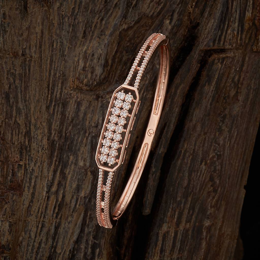 Kushal'S Fashion Jewellery Zircon Kada -165842 : 406222