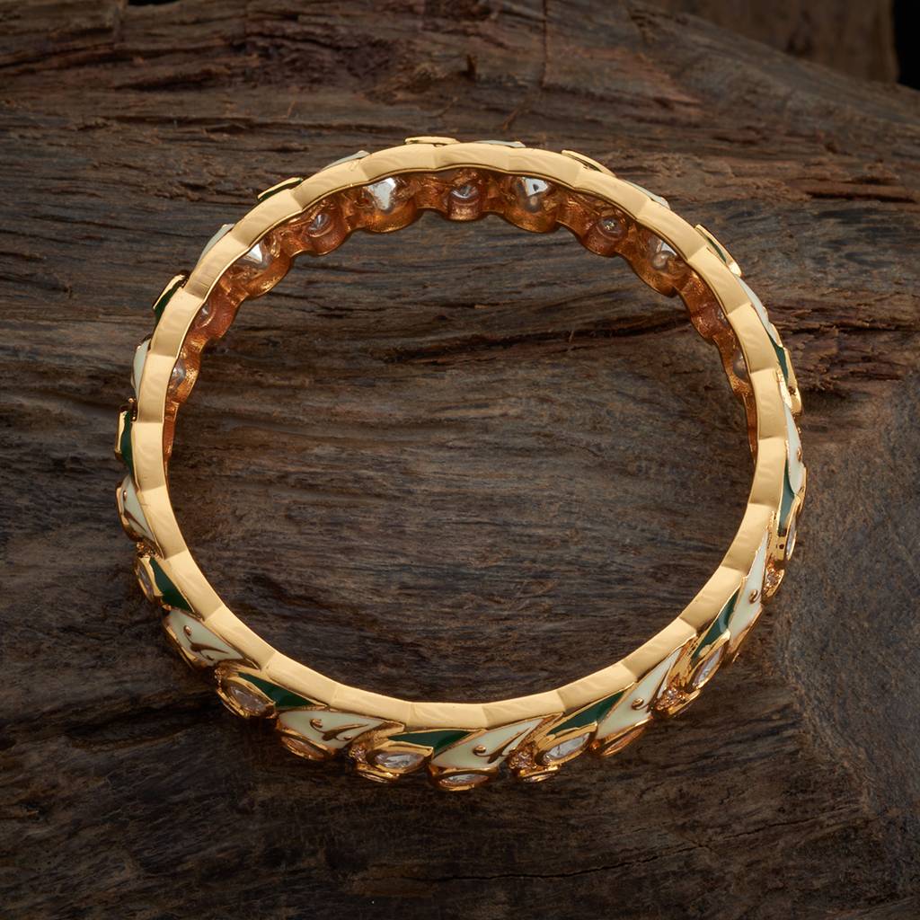 Kushal'S Fashion Jewellery Kundan Bangle : 396346