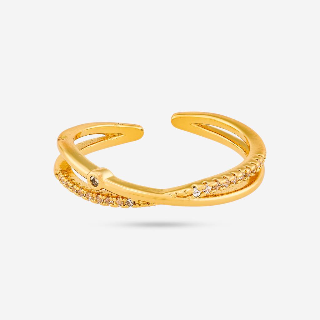 Kushal'S Fashion Jewellery -Plated Party Trendy Zircon Finger Ring -192421 : 455131