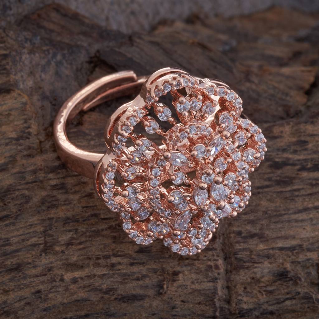 Party Zircon Finger Ring-173107 : 415678