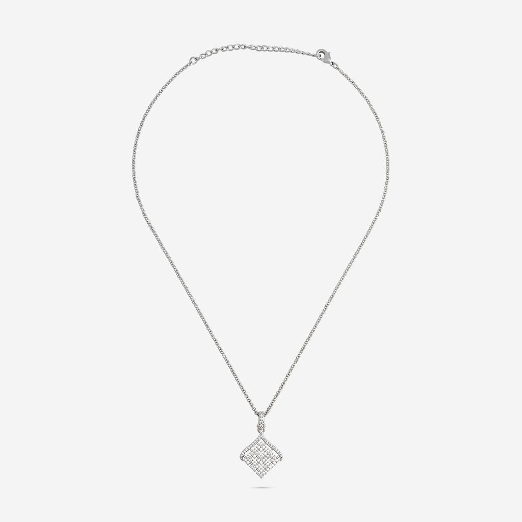 Kushal'S Fashion Jewellery  -Plated Party Trendy Zircon Necklace And Earring Set  -186574 : 444881