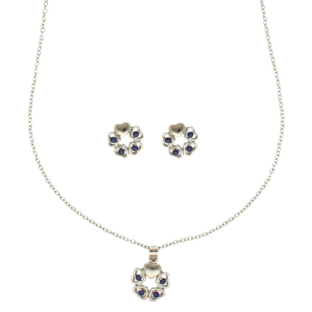 Elegant 925 Silver Pendant Set : JPAUG-24-001