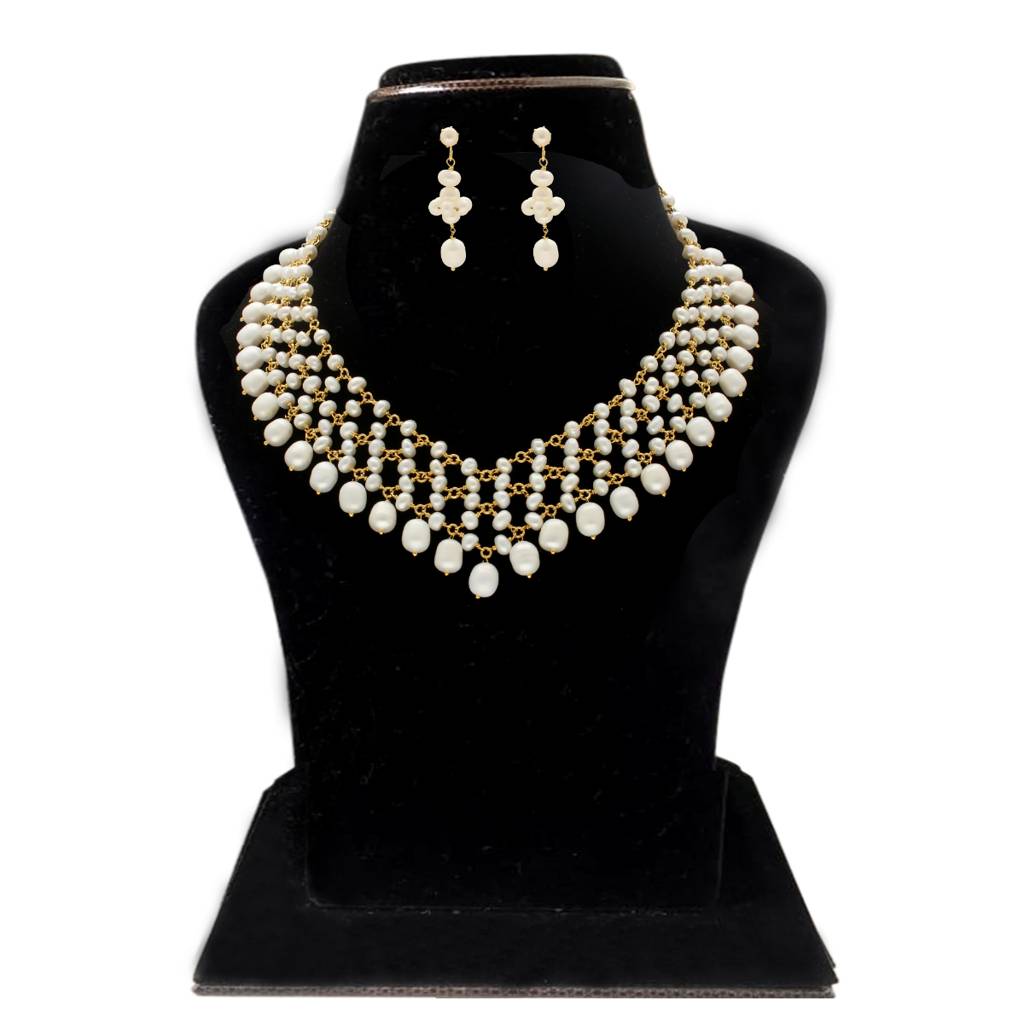 Hiya 1 Line Pearl Necklace : JPAPL-23-25