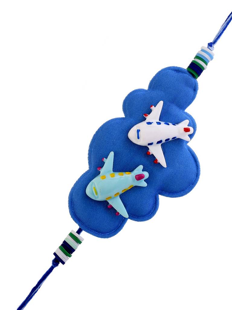 Airplanes Kids Thread Rakhi For Kids : 8905124524741