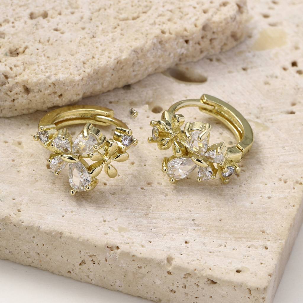 Greenery Blossom Earrings : ES14560-G