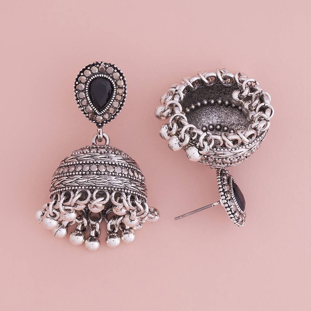 Party Zircon Trendy Jhumkas-178744 : 427914