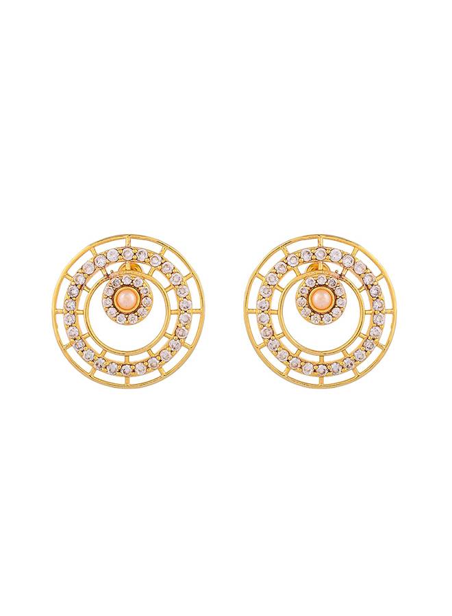 Mother'S Day Cz And Pearls Pendant Set-Vmjai43969 : 8905124438437