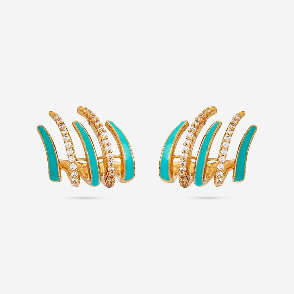 Kushal'S Fashion Jewellery Plated Party Trendy Zircon Studs-184798 : 448944