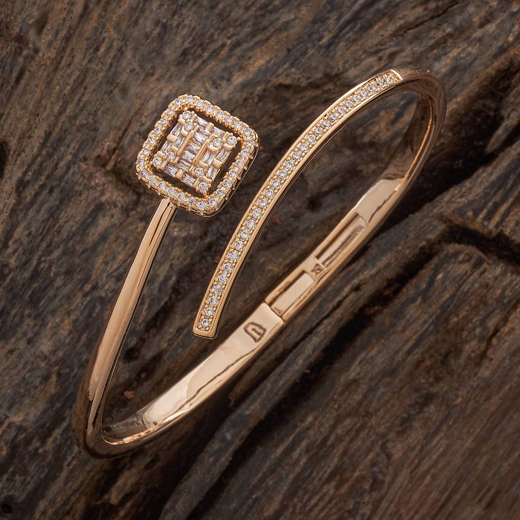 Kushal'S Fashion Jewellery  Plated Party Zircon Kada-187027 : 445718