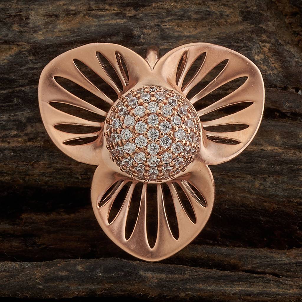 Kushal'S Fashion Jewellery Zircon Pendant Earring -170727 : 411362