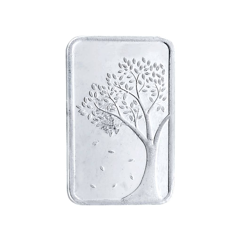 Sri Jagdamba Pearls 10 Grams 99.9% Silver Bar Coin : JPSEP-16-053-10