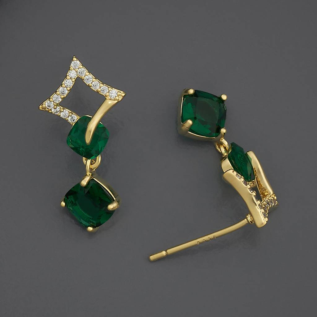 Kushal'S Fashion Jewellery Party Zircon Drop Earrings-185963 : 443496