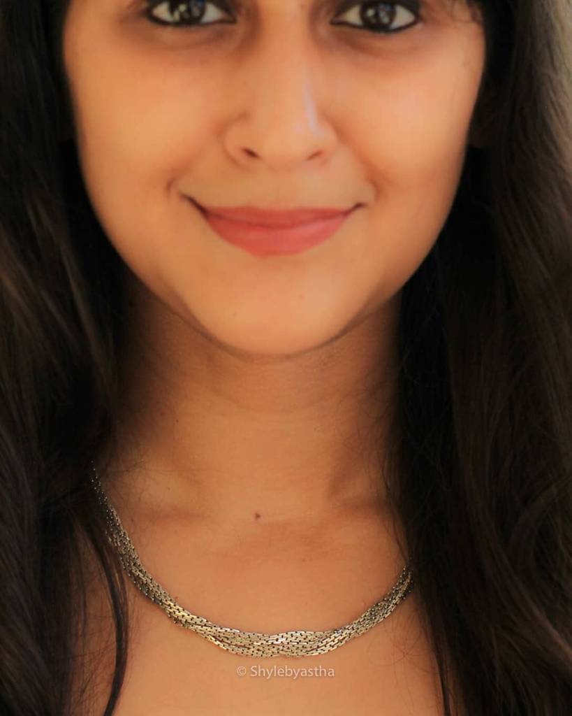 Adya Strangled Silver Chain Necklace : SN233-1