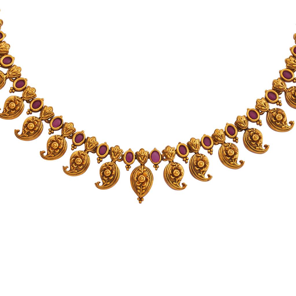 Kushal'S Fashion Jewellery Ethnic Copper Antique Necklace-162735 : 396383