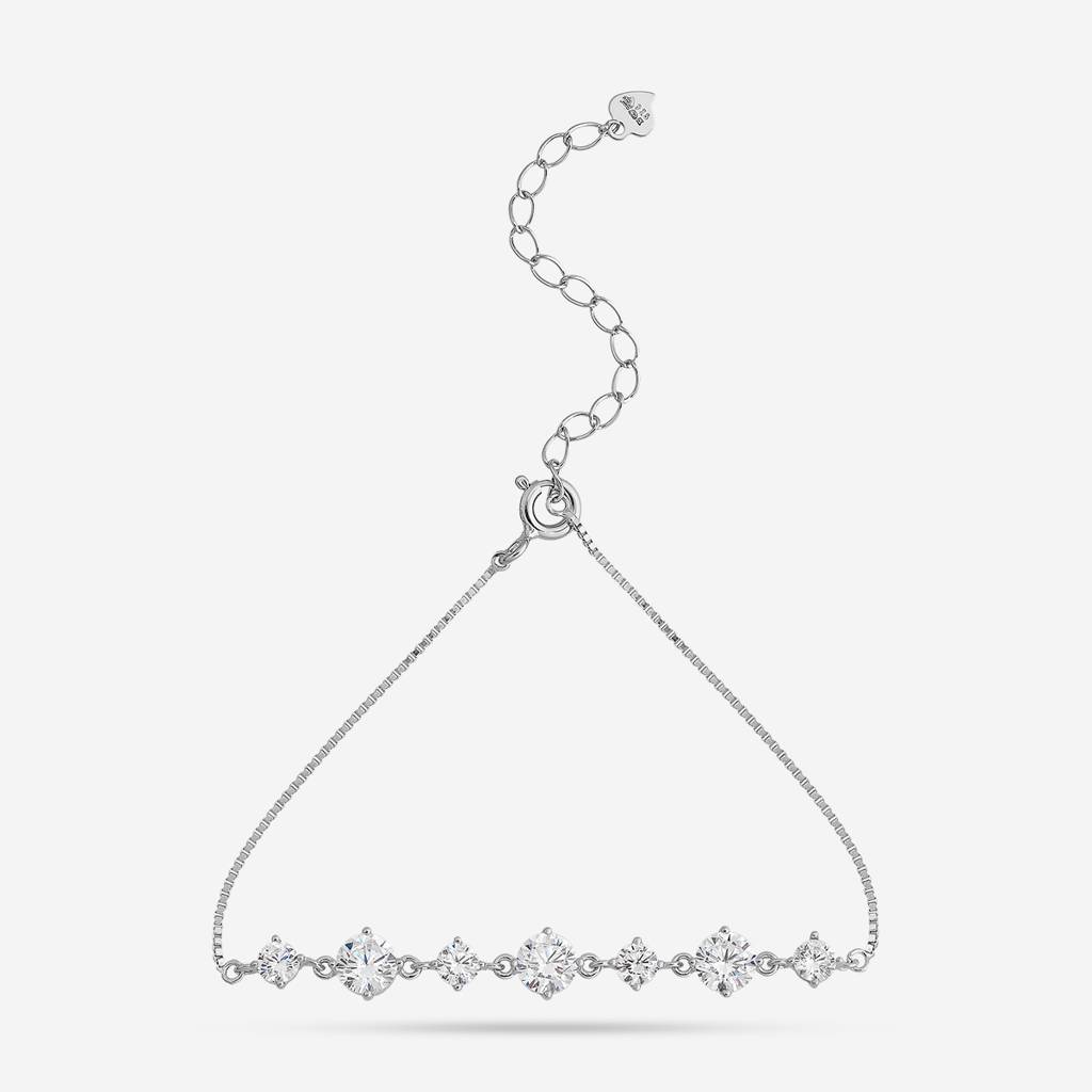 Kushal'S Fashion Jewellery Plated Party 92.5 Sterling Silver Bracelet -191384 : 453511