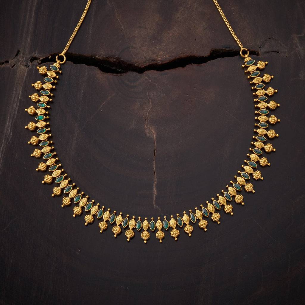 Kushal'S Fashion Jewellery Ethnic Copper Antique Necklace-163657 : 393566