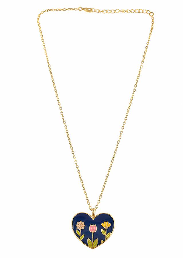 Valentine'S Day Bloom Heart Pendant : 8905124516043