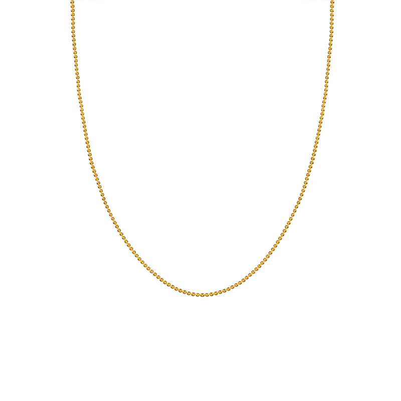 Trisu 925 Sterling Silver Gold-Plated Resilience Chain : TSCH-RES-18-18G-8001