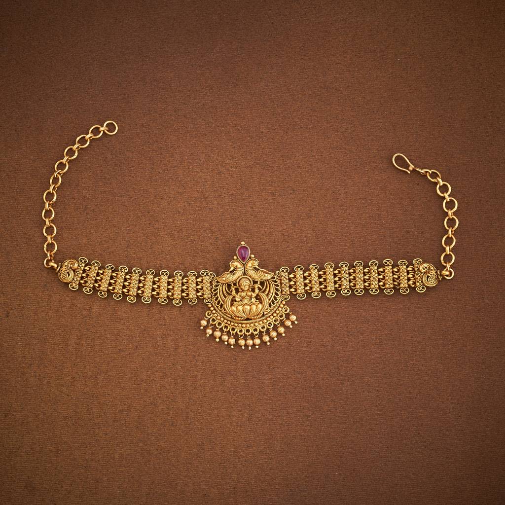 Kushal'S Fashion Jewellery Ruby Gold-Plated Ethnic Antique Bajuband-177908 : 426241