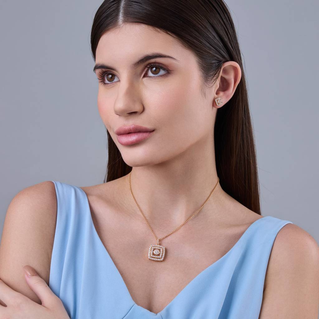 Kushal'S Fashion Jewellery  Plated Party Trendy Zircon Jewellery Set-185690 : 442812