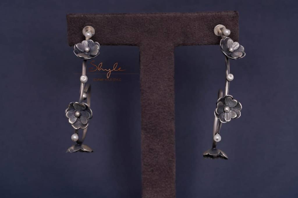 Moh Flora Spiral Earrings : SE8902