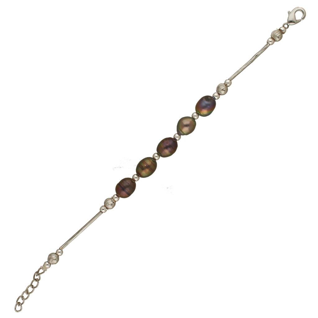 Zara 1 Line Pearl Bracelet : JPAUG-23-029