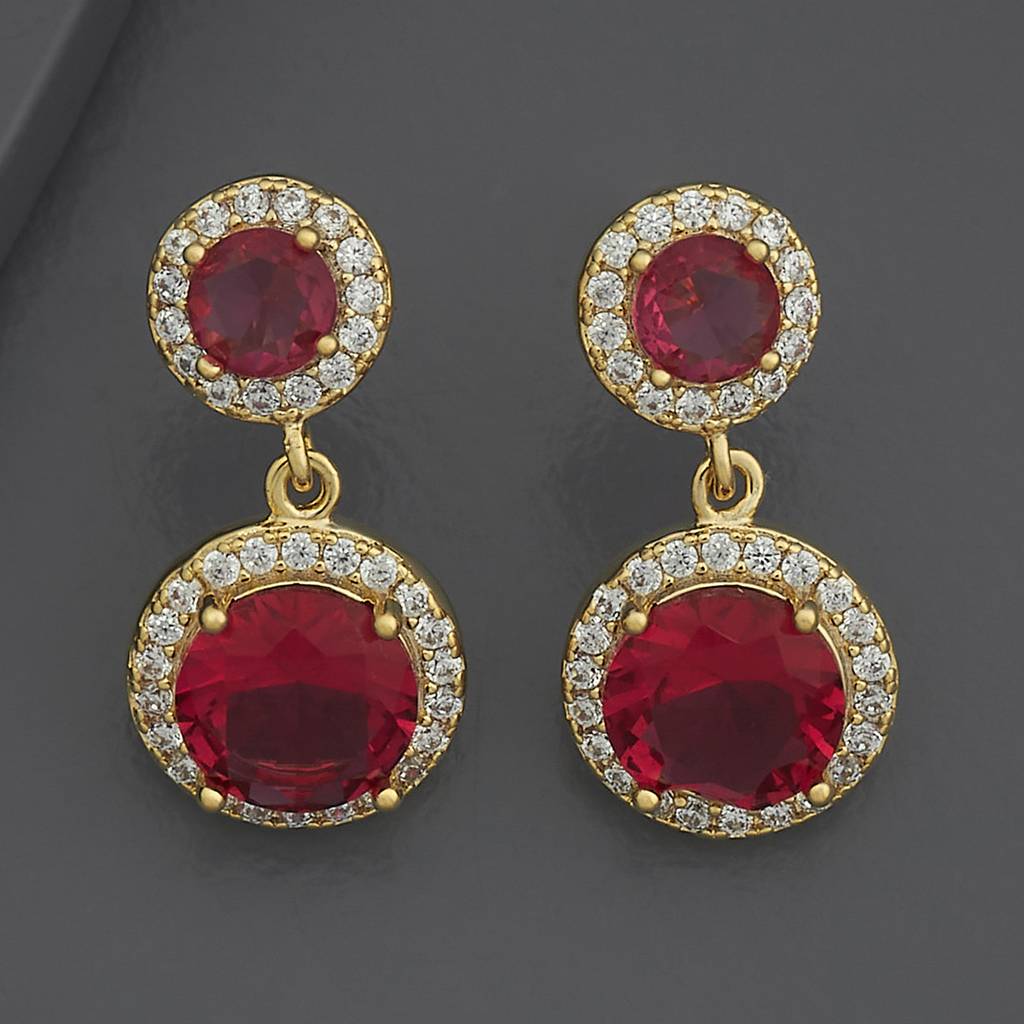 Kushal'S Fashion Jewellery Party Zircon Drop Earrings-185966 : 443512