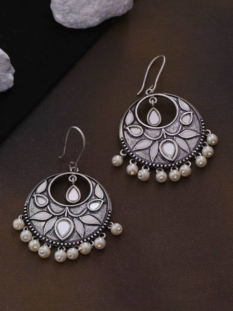 Amaira Ethnic Hoop Earrings : 8907617978208