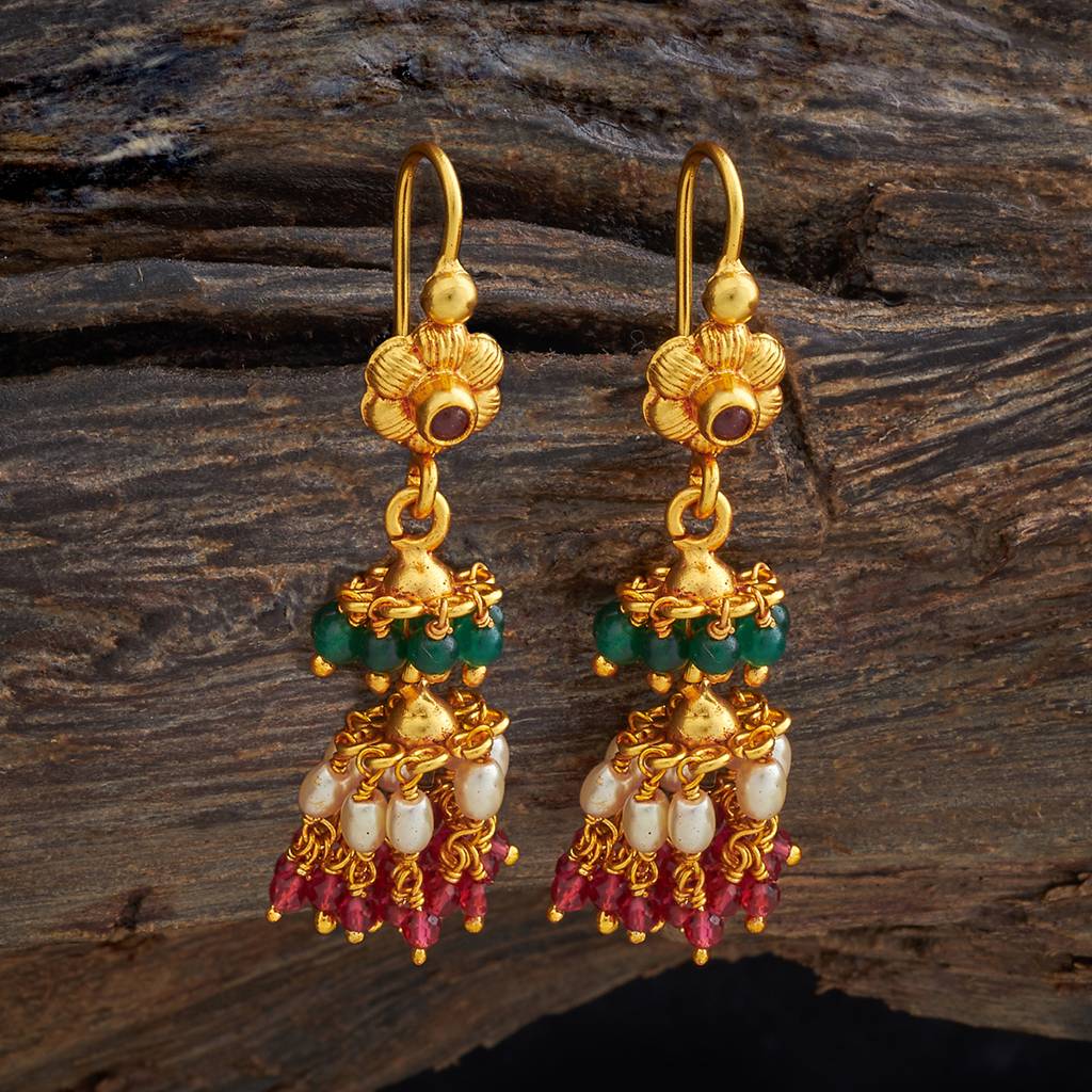Kushal'S Fashion Jewellery Contemporary Drop Earrings-177403 : 425426