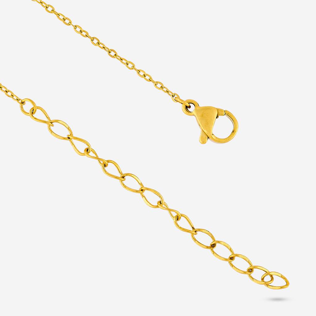 Kushal'S Fashion Jewellery White Gold-Plated Party Trendy Zircon Anklet -455119 : 455119