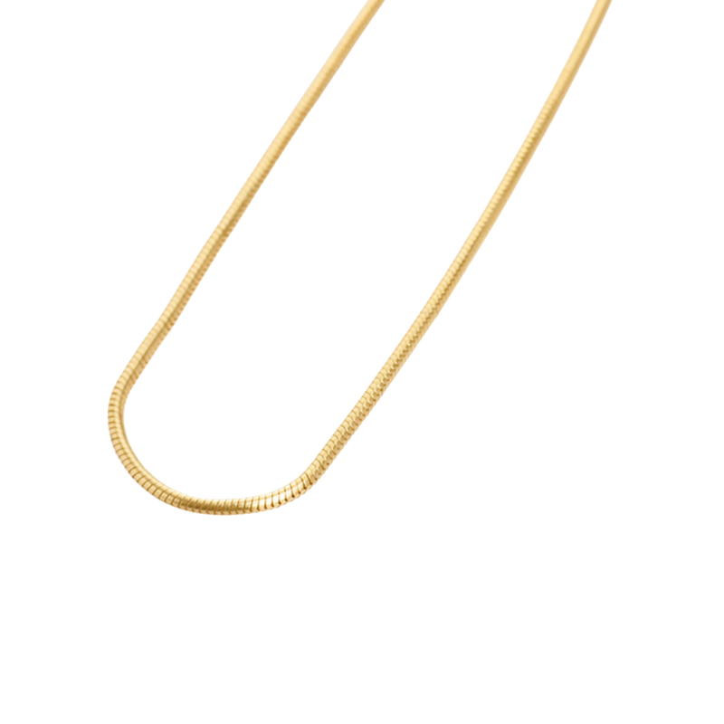 Trisu 925 Sterling Silver Gold-Plated Chain Strength Chain : TSCH-STR-22-18G-10016