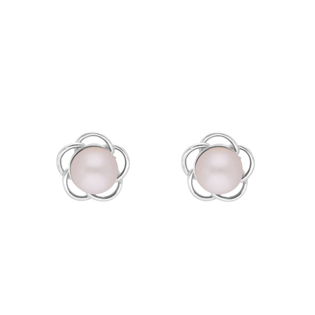 925 Majestic Silver Stud Earrings : JPMAY-22-124
