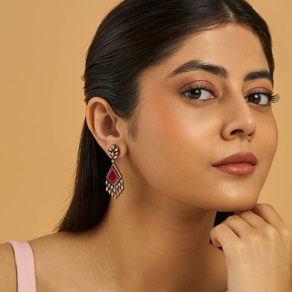 Kushal'S Fashion Jewellery Contemporary Drop Earrings-178439 : 427246