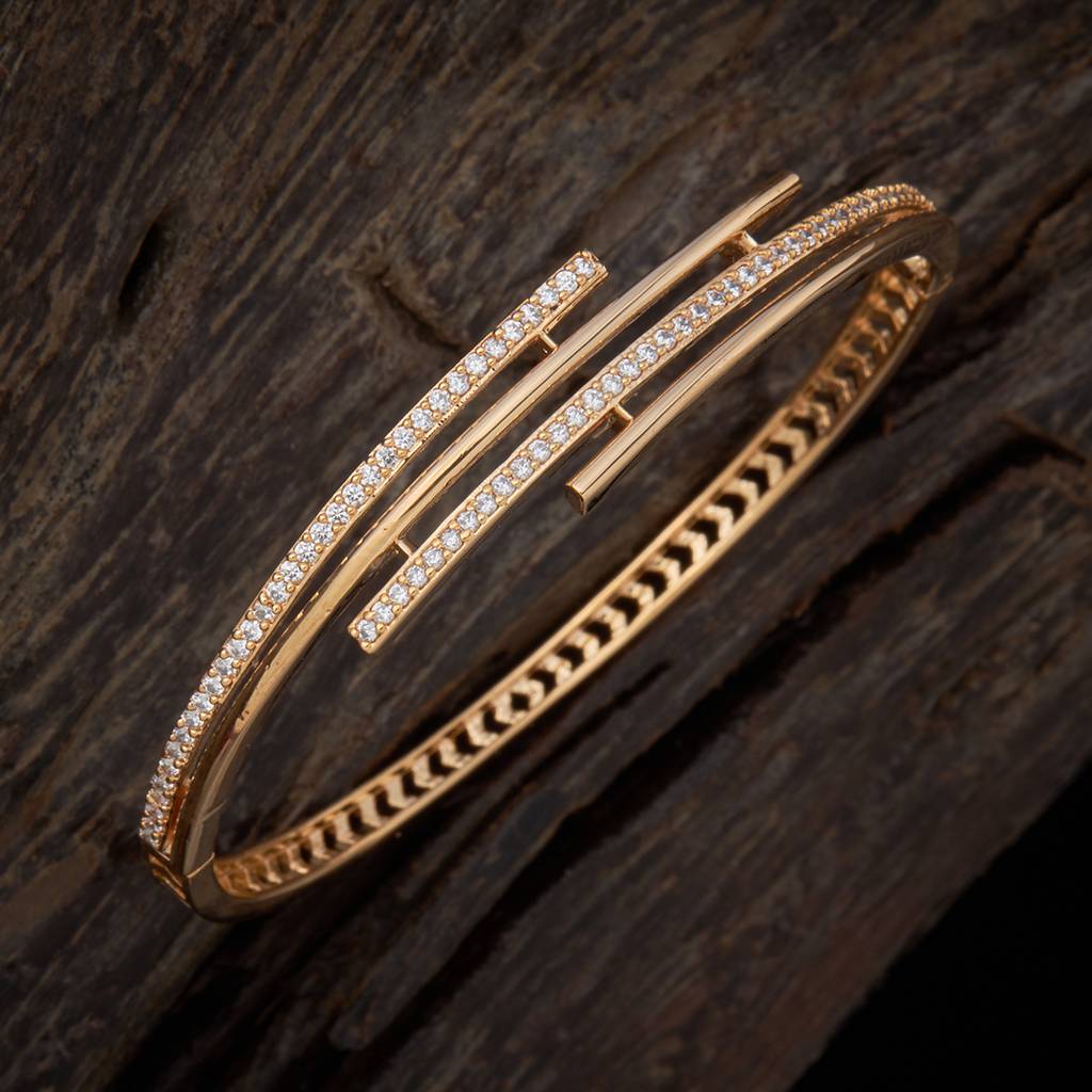 Kushal'S Fashion Jewellery Zircon Kada -154898 : 373179