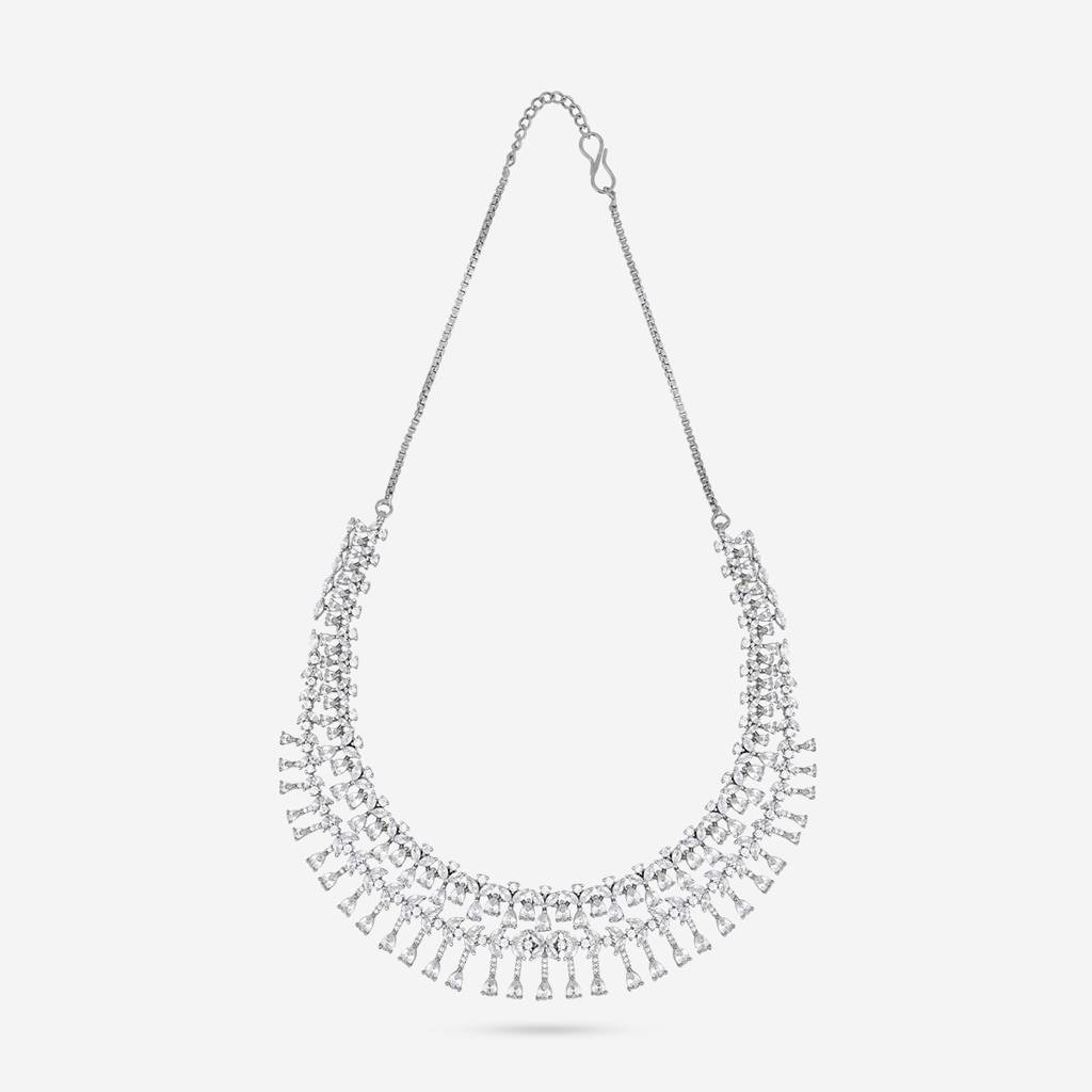 Kushal'S Fashion Jewellery Plated Ethnic Zircon Jewellery Set -186609 : 444981