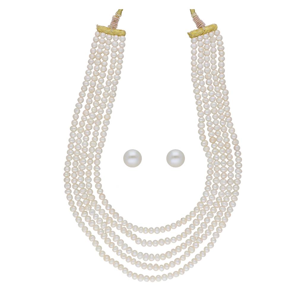 Zara 5 Lines Pearl Necklaces : JPFEB-22-129