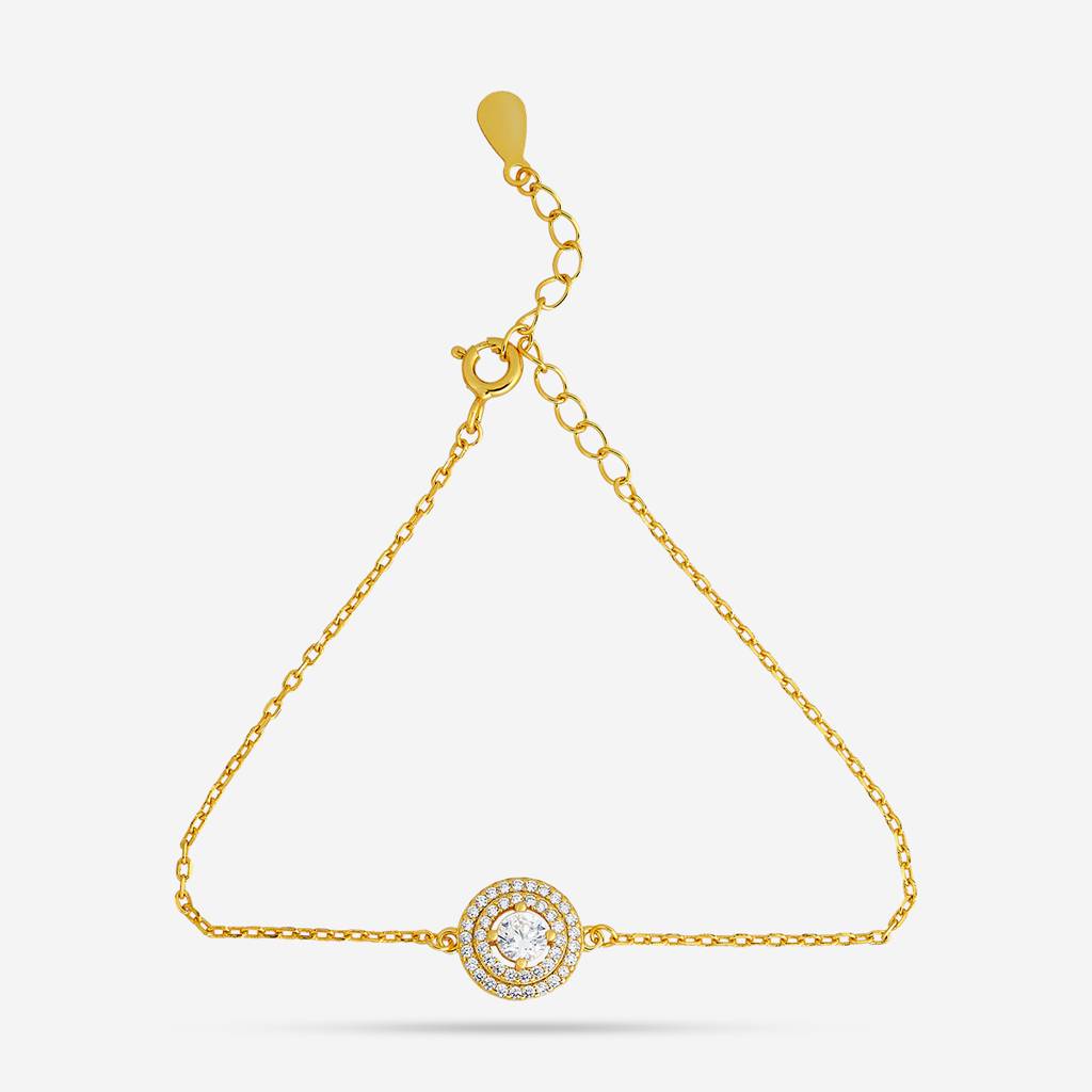 Kushal'S Fashion Jewellery Plated Party 92.5 Sterling Silver Bracelet -453550 : 453550