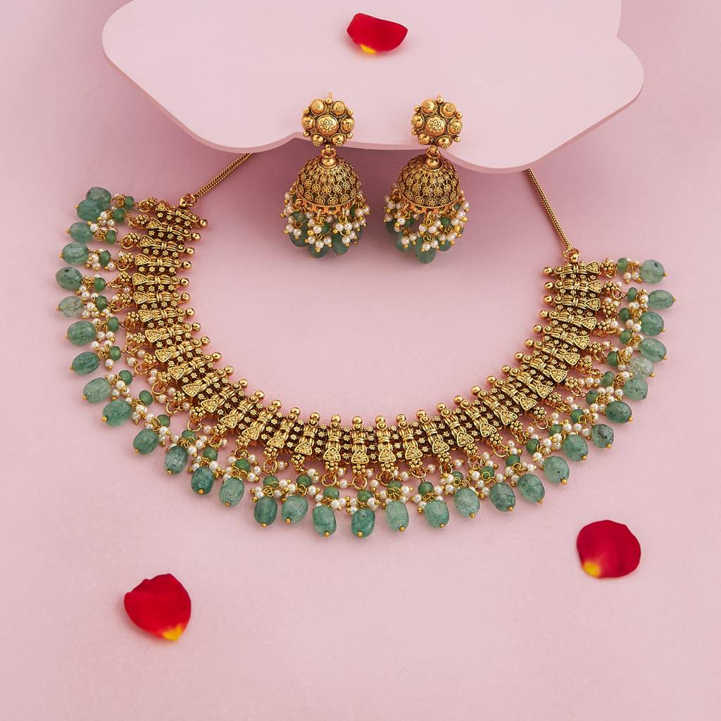 Plated Jewellery New Fashion Jewellery Set Kushal'S Fashion
