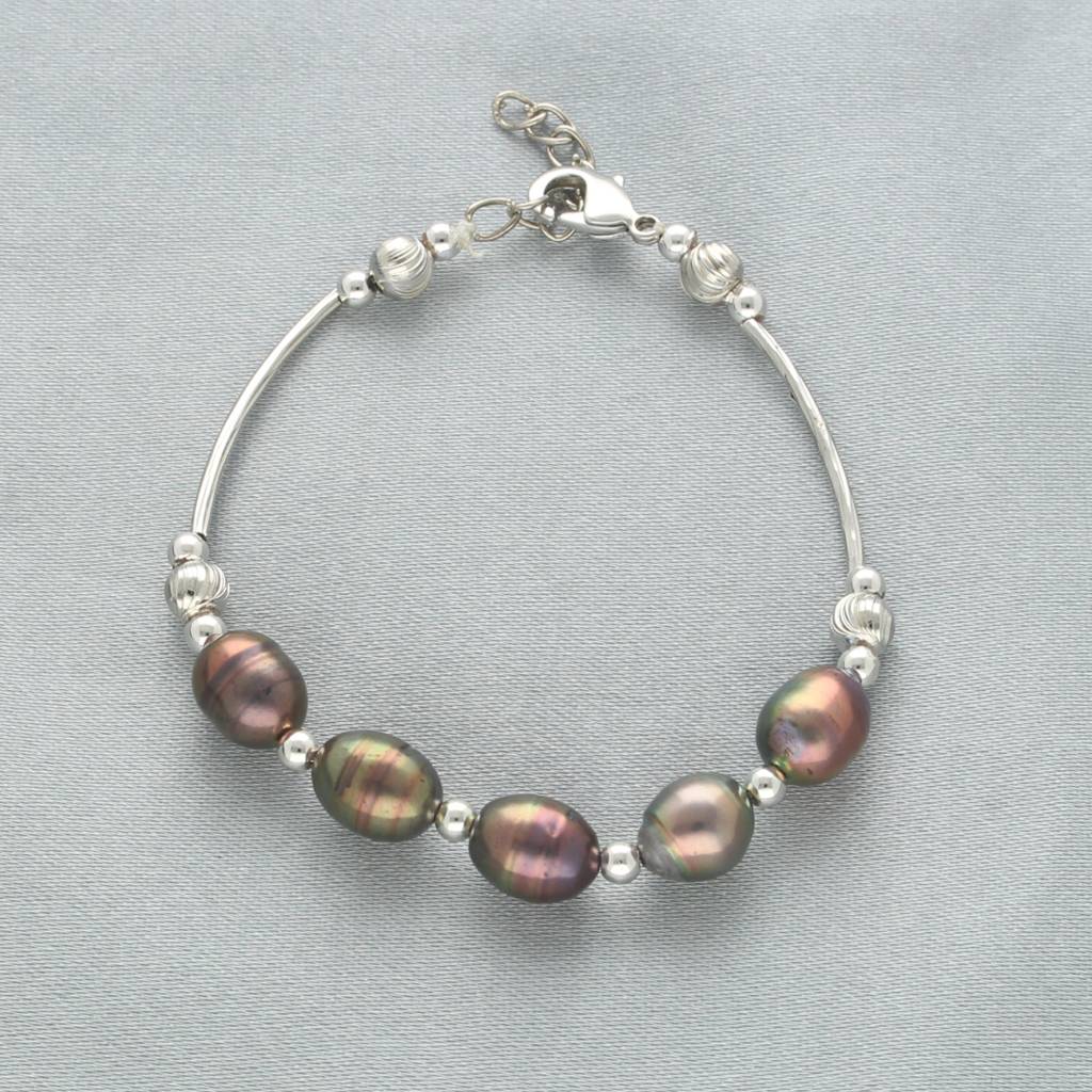 Zara 1 Line Pearl Bracelet : JPAUG-23-029